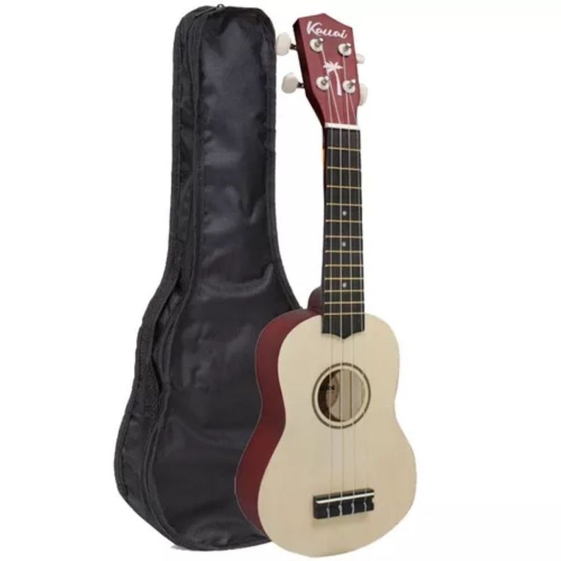 Ukelele Kauai Soprano Natural Sonnet 21 Pulgadas Con Funda-1