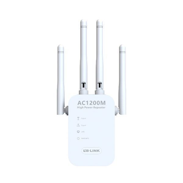 Extensor repetidor Señal WIFI AC1200 Dual Band 1200MBPS High Gang 4 Antenas 4dBi /BL-RE1200 LB-Link-0