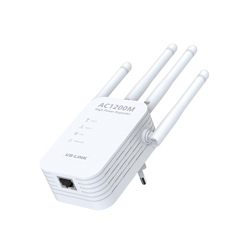 Extensor repetidor Señal WIFI AC1200 Dual Band 1200MBPS High Gang 4 Antenas 4dBi /BL-RE1200 LB-Link-3