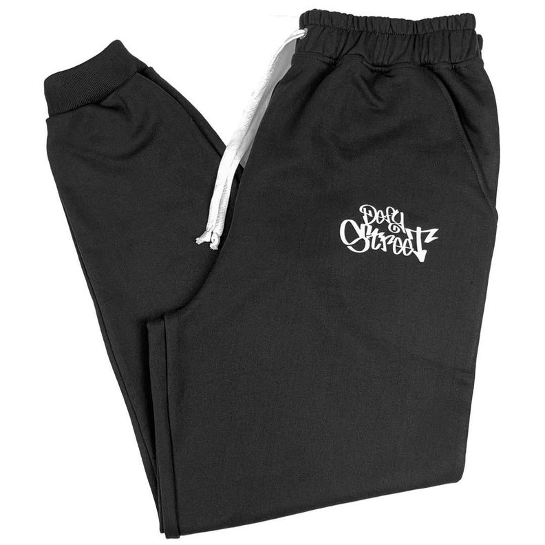 Pantalón Jogger algodón negro hombre-1