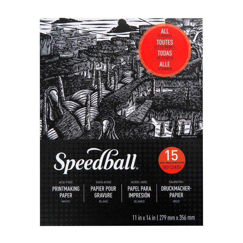 Block Papel Para Grabado Speedball 245gr 27.9x35.6cm 15hjs
