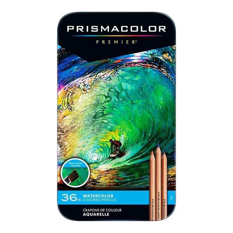 Lápices De Color Acuarelable Prismacolor Premier 36 Colores-0