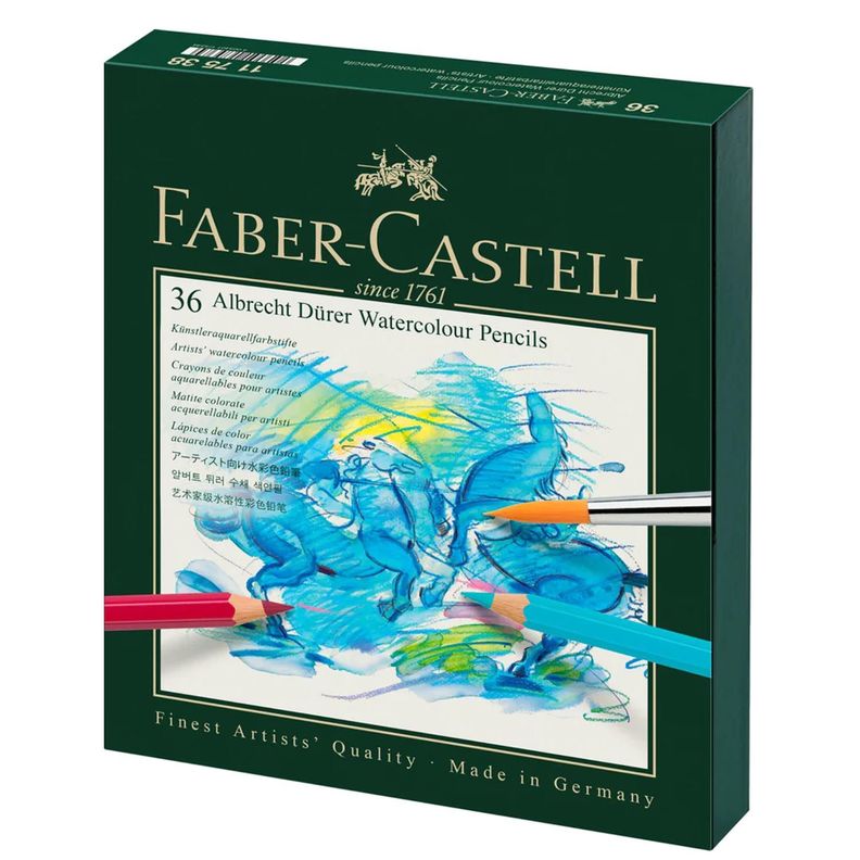 Estuche 36 Lápices Acuarelables Faber-Castell Albrecht Dürer-0