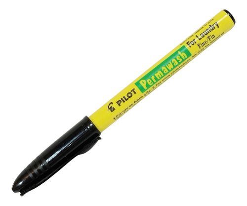 Marcador Para Ropa Pilot Permawash Negro