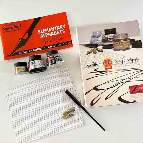 Kit Super Value De Lettering Y Caligrafia Speedball