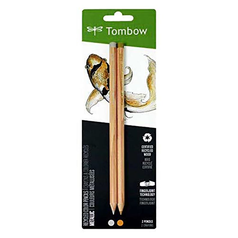 Set Lapices Color Recycled Tombow 2 Colores Metalicos Surtido