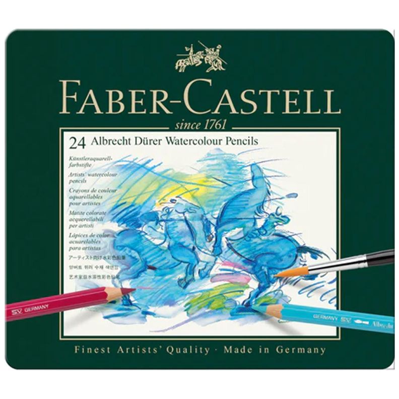 Estuche 24 Lápices Acuarelables Faber-Castell Albrecht Dürer-0