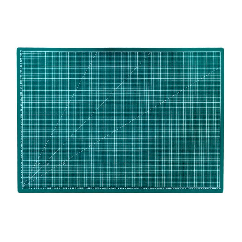 Bases De Corte Con Angulos Verde 90x60cm