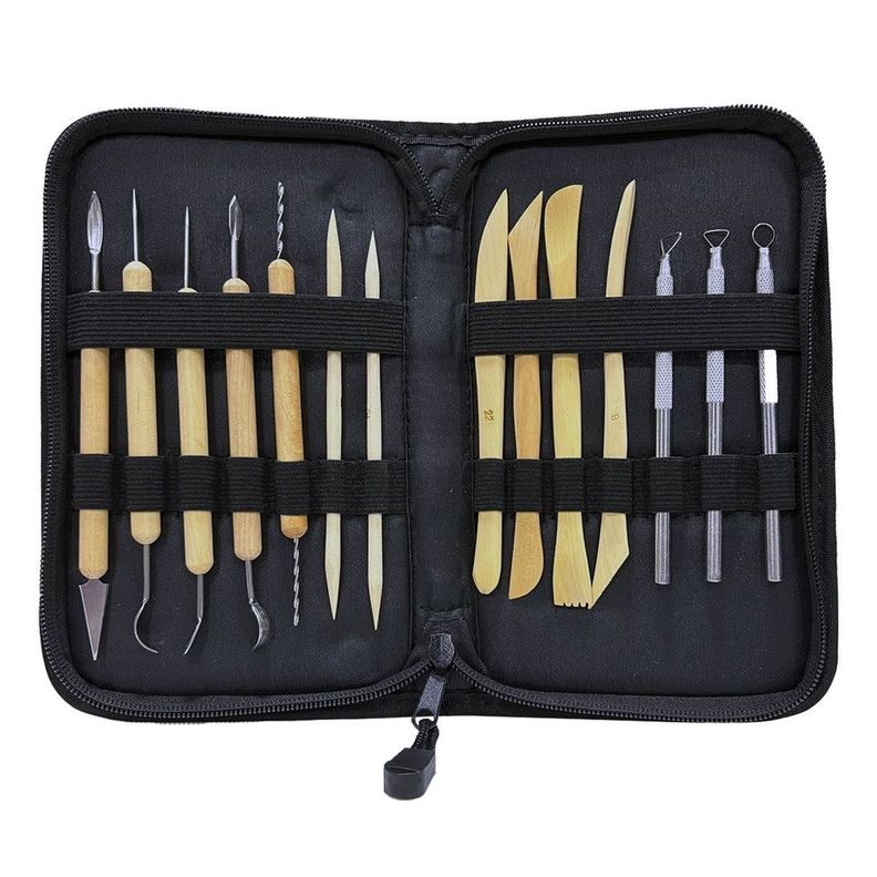 Herramientas Para Tallado Ceramica Renart Set 14 pcs.