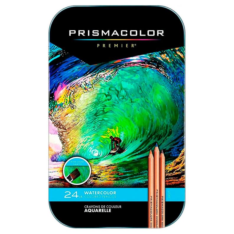 Lápices De Color Acuarelable Prismacolor Premier 24 Colores-0