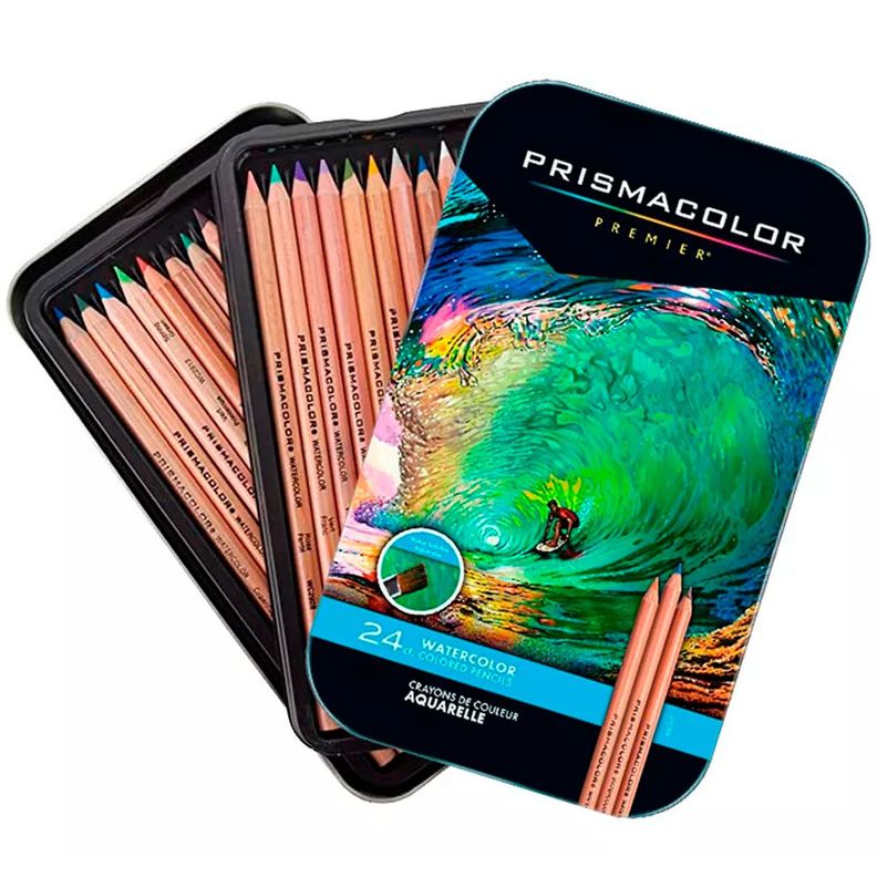 Lápices De Color Acuarelable Prismacolor Premier 24 Colores-2