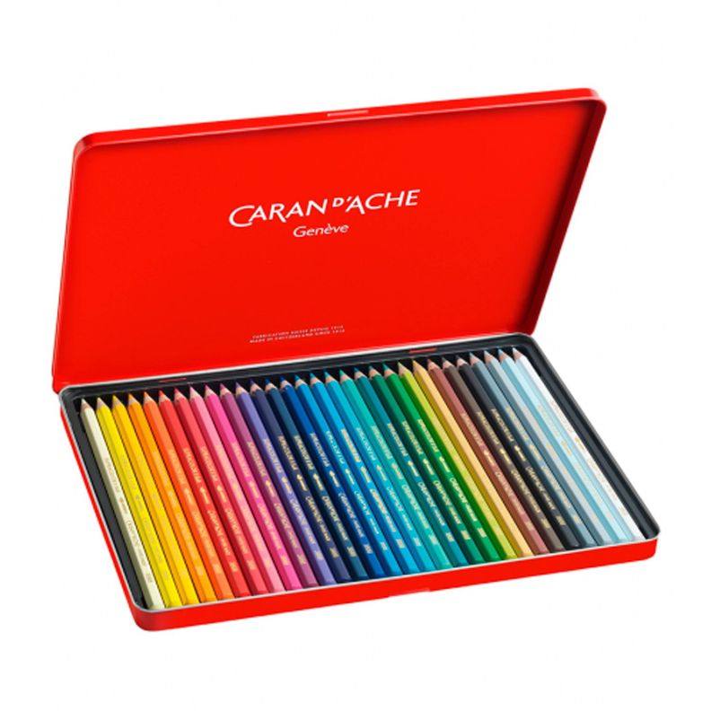Lápices Acuarelables Caran d'Ache Supracolor (30 colores)-1