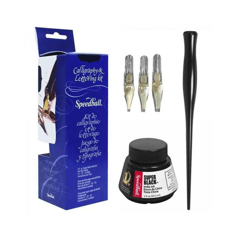 Kit Basico De Caligrafia & Lettering Speedball