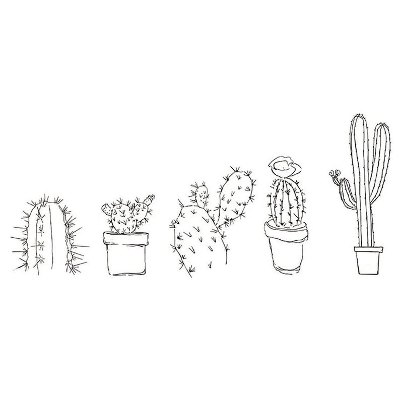 Timbre Adix Diseño Cactus Party 5ud-2