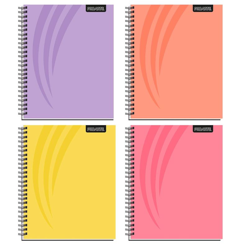 Cuaderno Universitario Proarte Tapa Dura Pasteles100hj 7mm