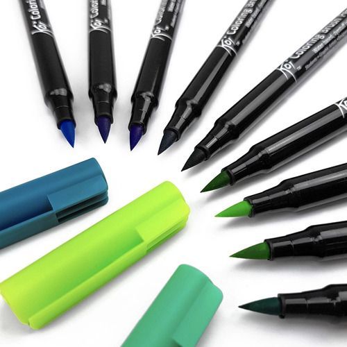 Set Plumones Acuarelables Sakura Koi 6 Colores Naturaleza-1