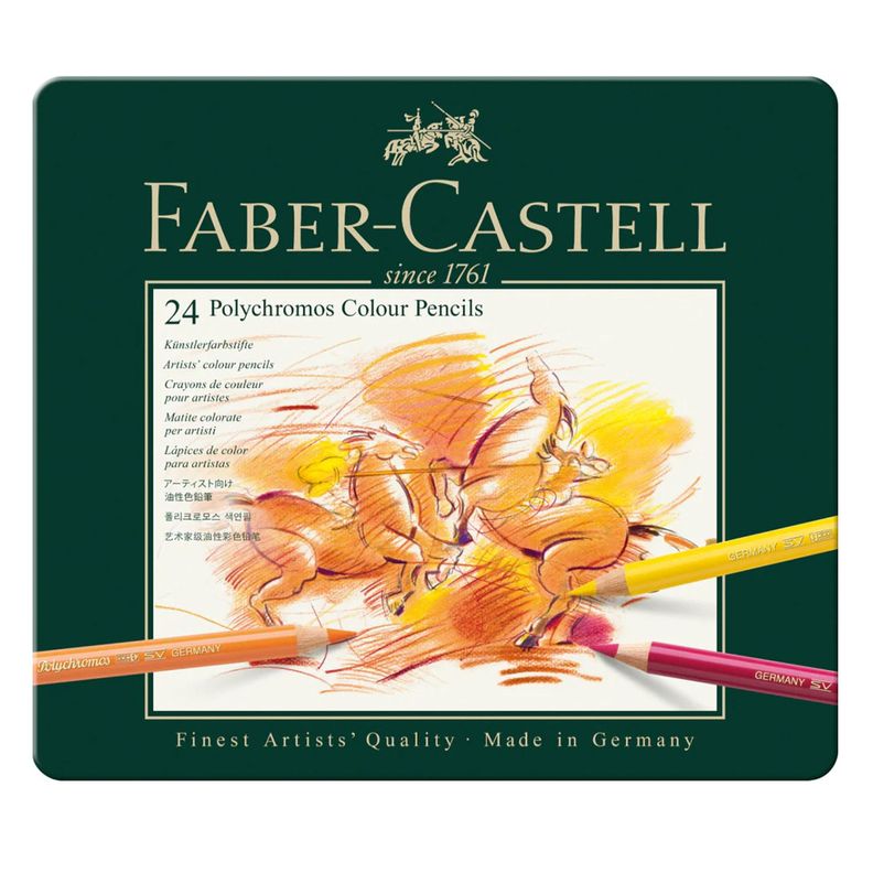 Lápices Faber-Castell Polychromos 24 Colores-0