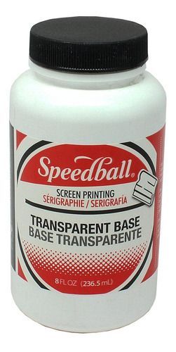 Base Tinta Incolora Transparente Serigrafica Speedball 236ml