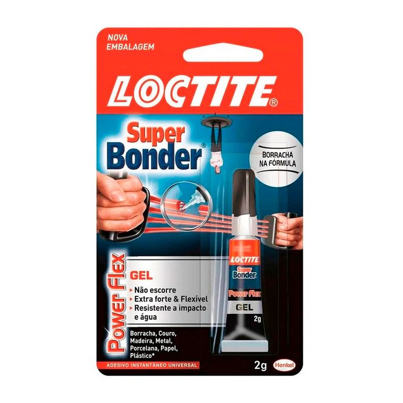 Adhesivo Super Bonder Loctite Power Flex Gel 2g