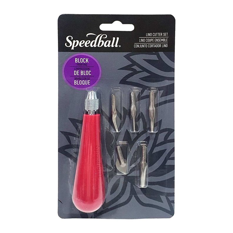 Set #1 De 5 Gubias Para Linoleos Speedball En Blister