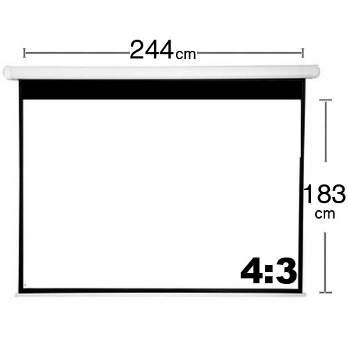 TELON MURAL 244 X 183cm  Tela PVC Mate White 0.38-0.40mm-1