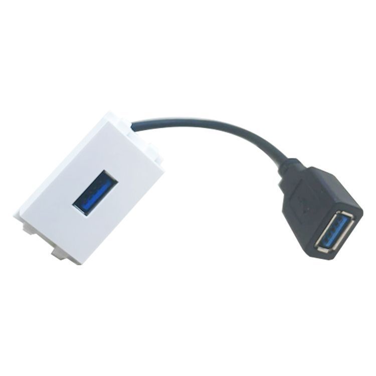 Placa A Muro 1 Puerto Hdmi (v2.1) 4k , 1 Puerto Usb (v 3.0)-3