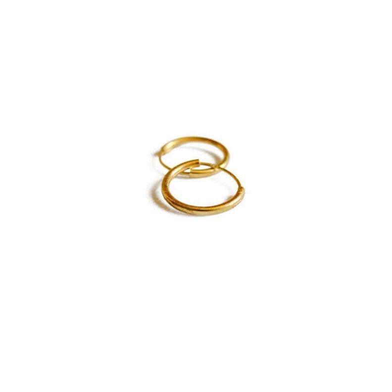 Aros argolla 12 mm gold-3