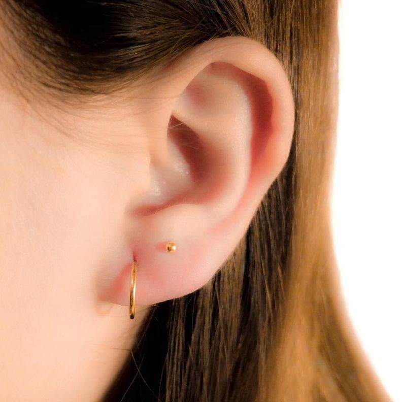 Aros argolla 12 mm gold-4