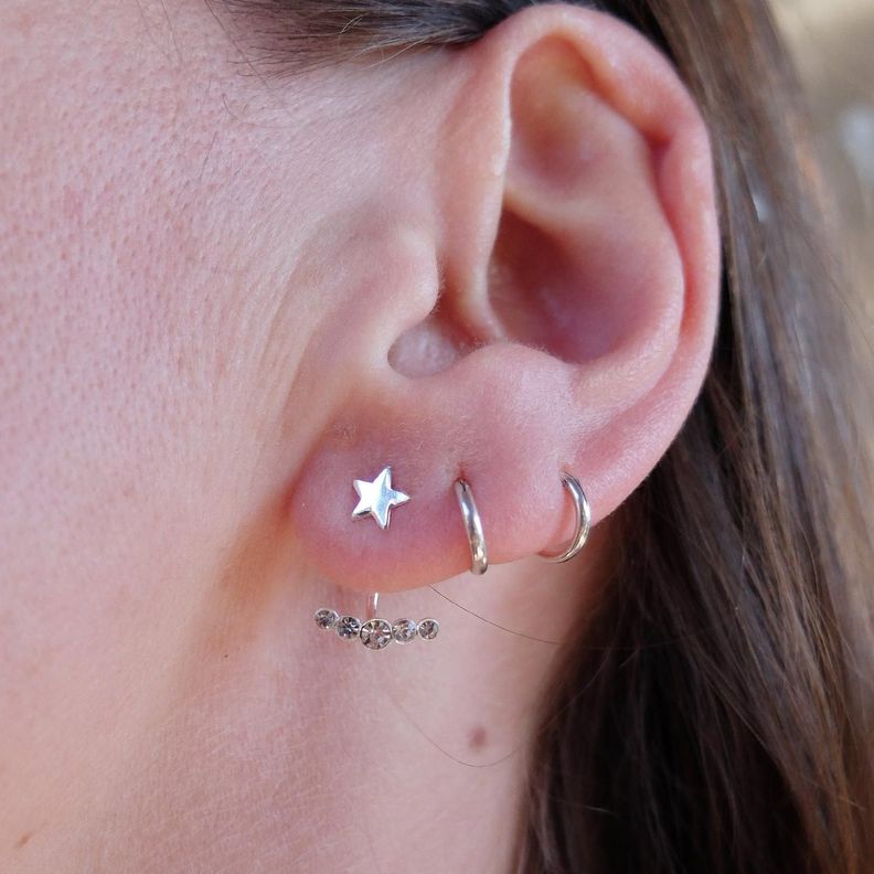 Aros Estrella con Ancla de Circones-1