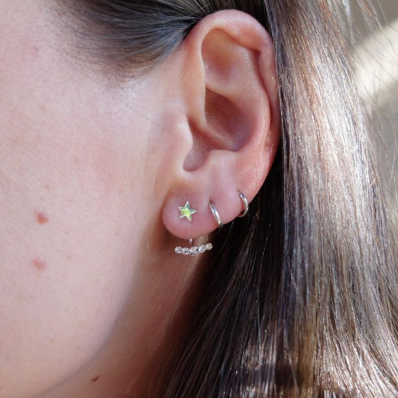 Aros Estrella con Ancla de Circones-7