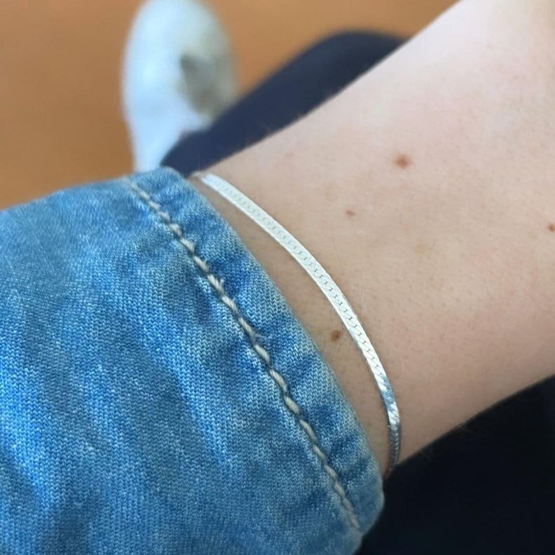Pulsera Cinta Plata-1