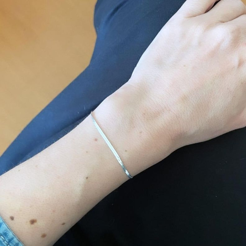 Pulsera Cinta Plata-7