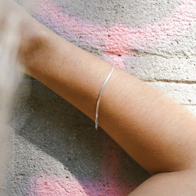 Pulsera Cinta Plata-9