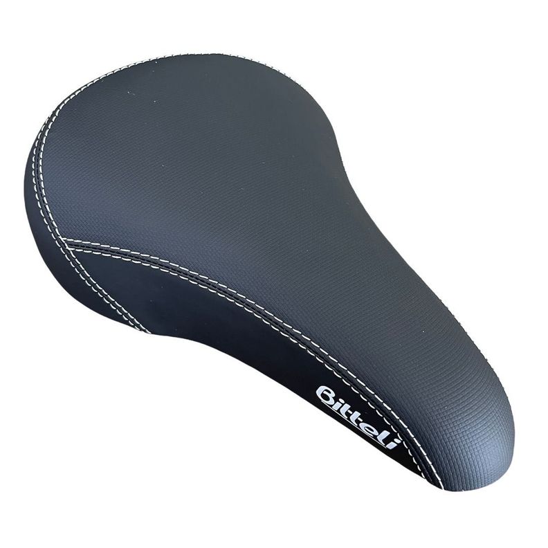 ASIENTO BITTELI BMX NEGRO COSTURA BLANCA-0