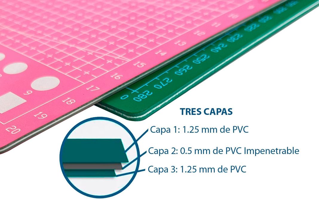 Base Tabla Salvacorte A3 Tapete Corte Mat Cutting 30x45cm Rd-2