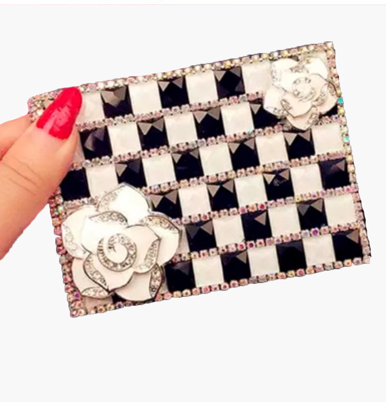 Billetera brillante mujer -0