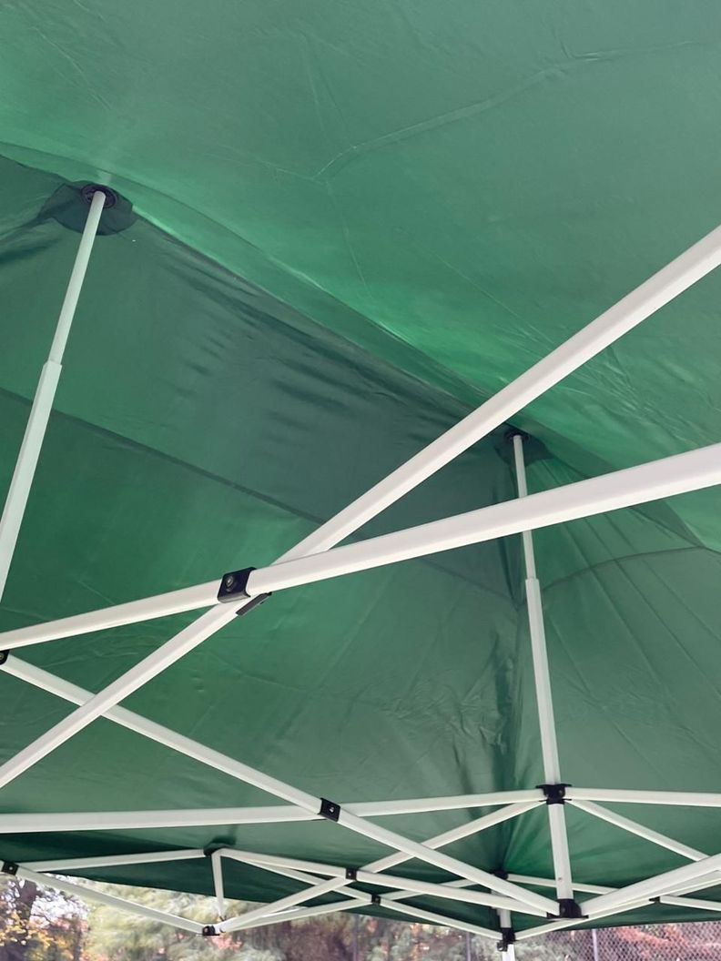 TOLDO PLEGABLE PREMIUM (VERDE OLIVO) 3 x 4,5 Metros-4