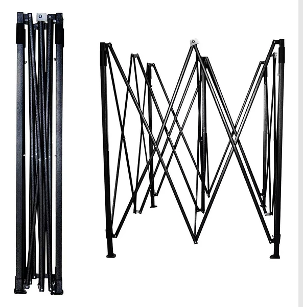 TOLDO PLEGABLE + LATERALES LISOS DE CUATRO CARAS (AZUL UV)-3