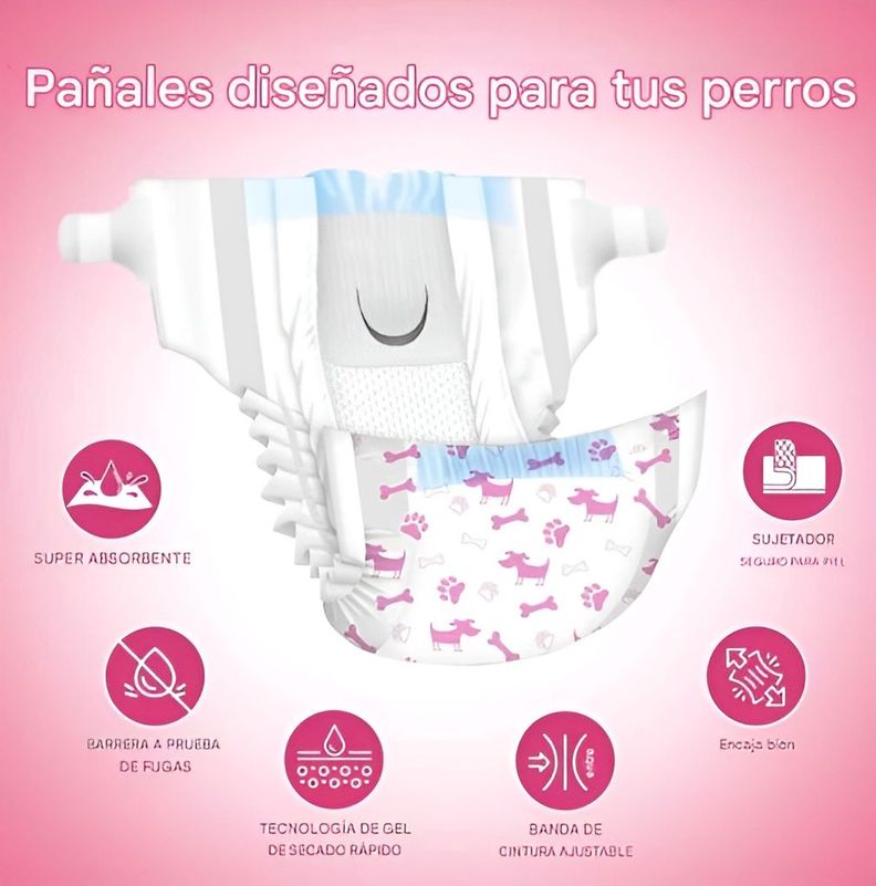 X10 Pañales Para Perros Pañales Para Gato XS-4