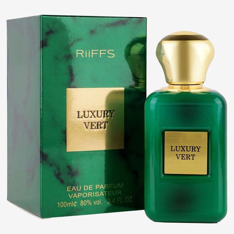 Perfume Luxury Vert 100Ml Unisex Riiffs Edp. Transparente