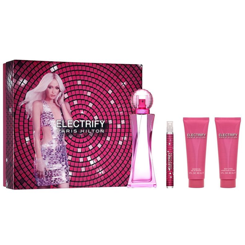 Estuche Electrify P.Hilton Edp 100ml+90ml B/L+90ml S/G Mujer-0