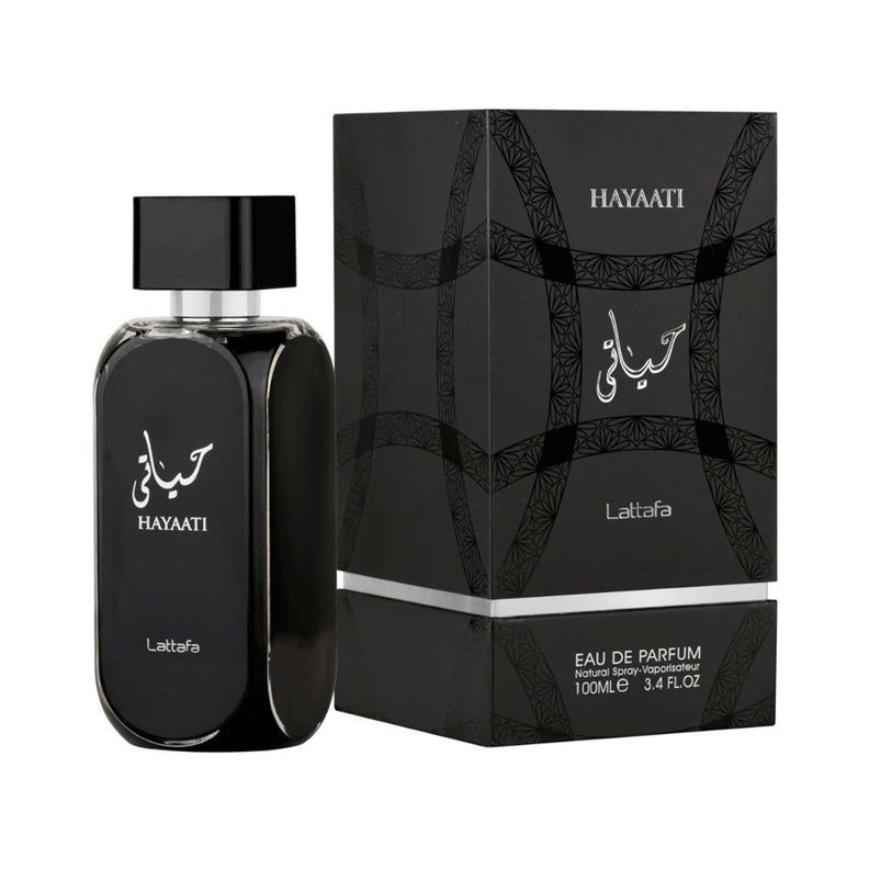 Perfume Hayaati 100Ml Unisex Lattafa Perfume Transparente