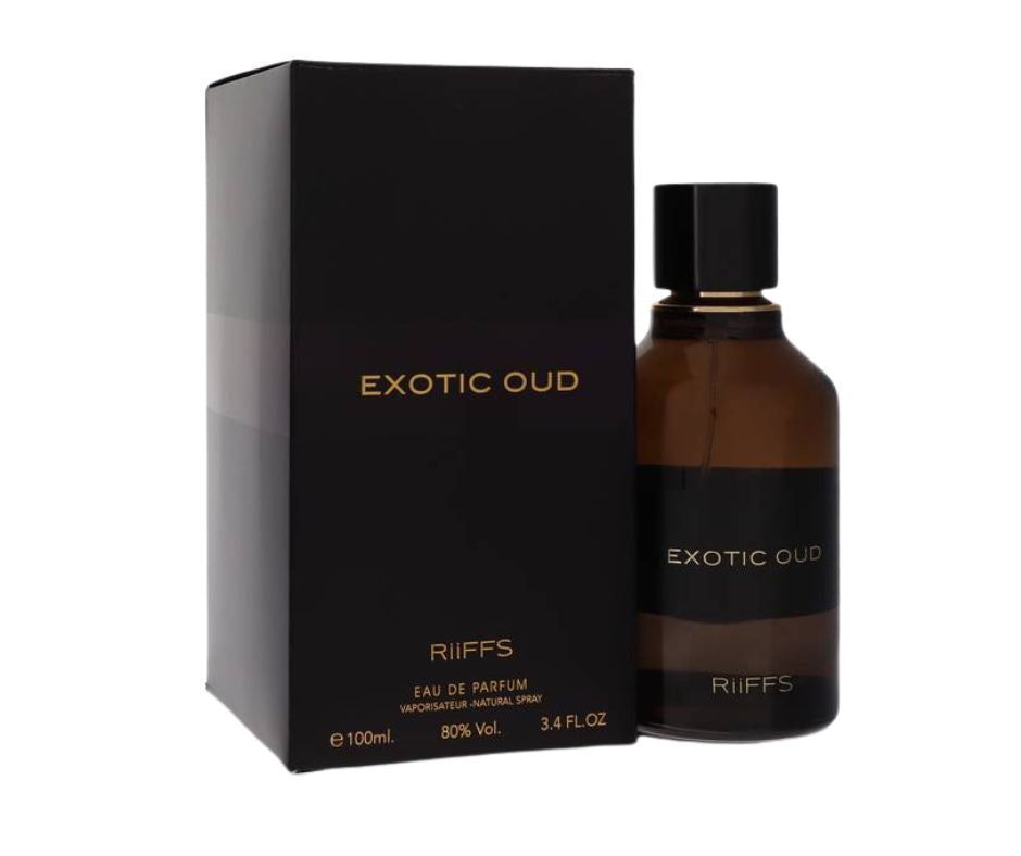 Perfume Exotic Oud Riiffs Edp 100Ml Unisex Transparente