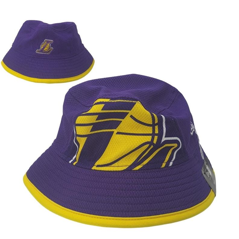 BUCKETS New Era LOS ANGELES LAKERS Silueta STRETCH BUCKET Unisex-0