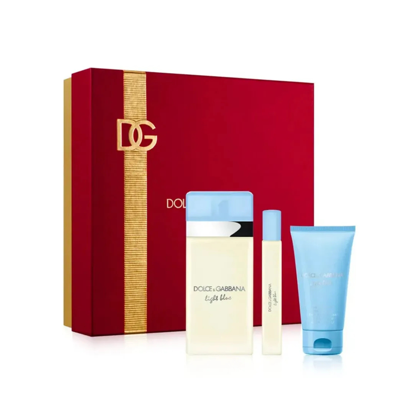 Perfume de Estuche Light Blue 100ML+10ML+50ML B/L Mujer Edt.-0