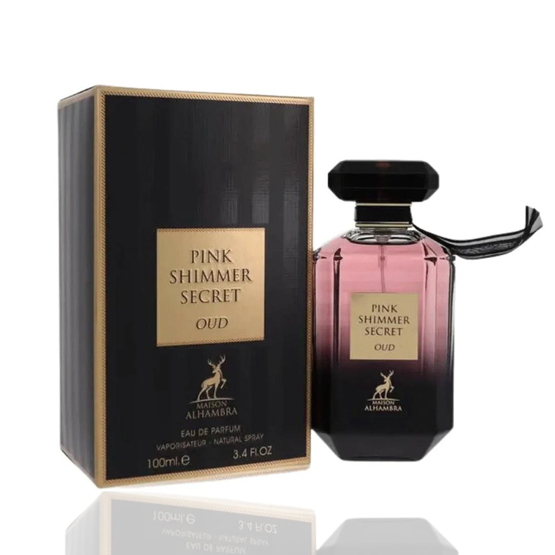 Perfume Pink Shimmer Secret Oud Maison Alhambra Edp 100ML Unisex.-0