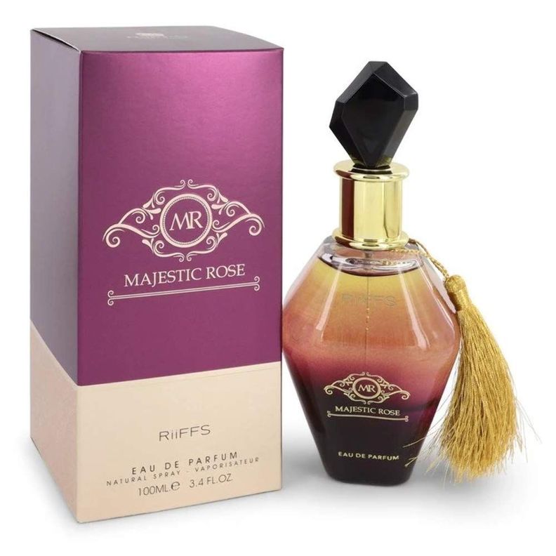 Perfume Majestic Rose Riiffs Edp 100Ml Mujer Transparente