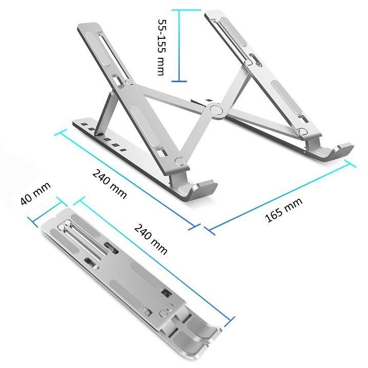Soporte Notebook y Tablet Alumi plegable-1