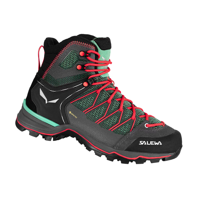 Zapato Mujer MTN Trainer Lite Mid GTX Feld Green-Fluo Coral-0