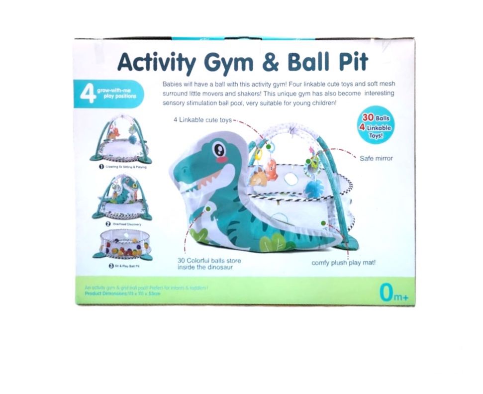 Gimnasio Bebé Dinosaurio 4 en 1.-1